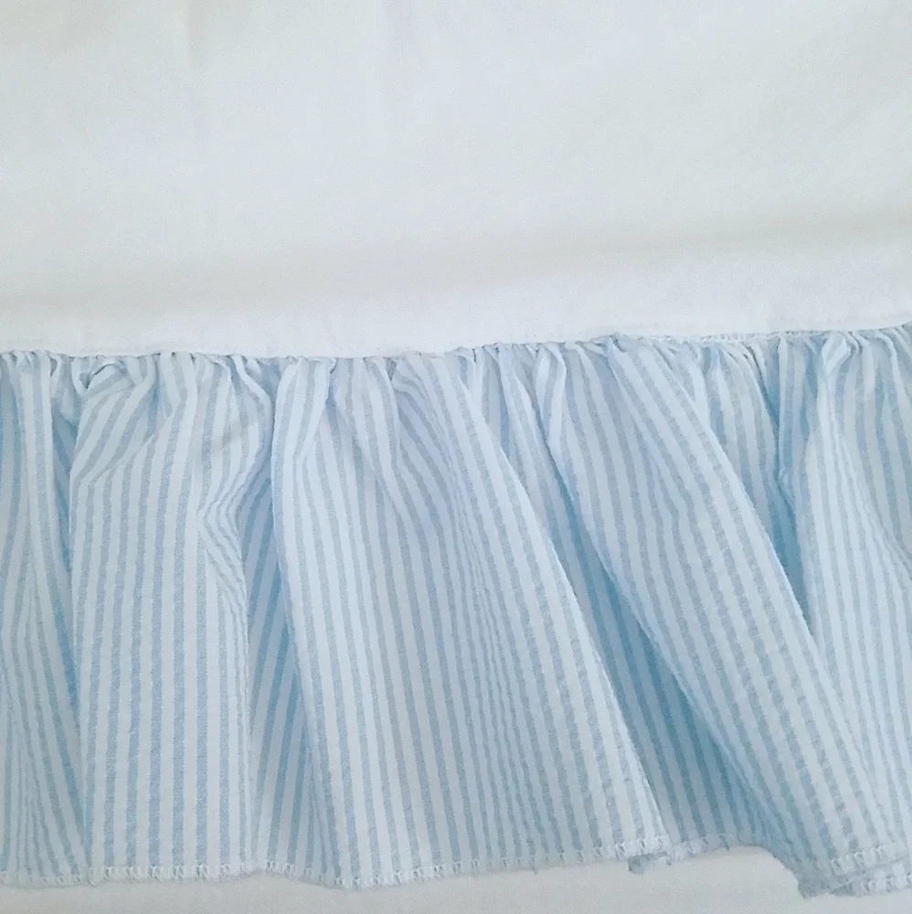 Zara White Ruffled Tank Top szL - Picture 5 of 6